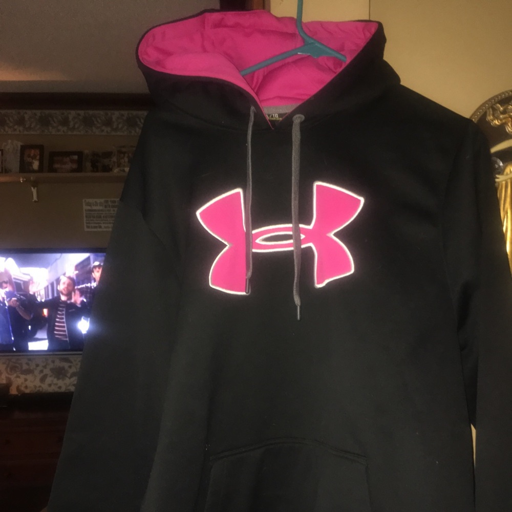 Lime/black UA hoodie the pink sold